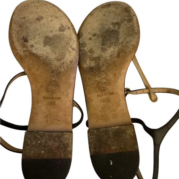 CHANEL Pearl Drop CC logo thongs 37C - Picture 11 of 12